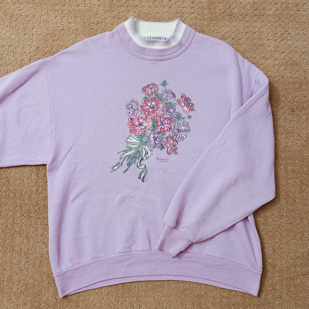 Vintage Lavender Crew
